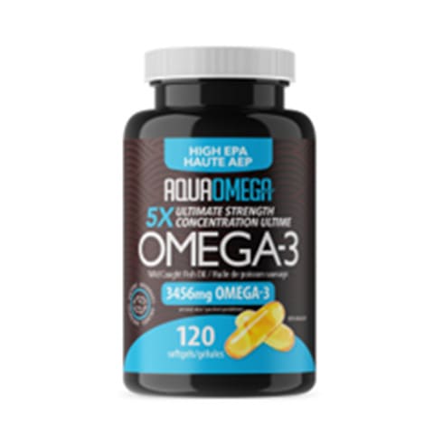 AQUAOMEGA 5X Ultimate Strength EPA Softgels 120sg