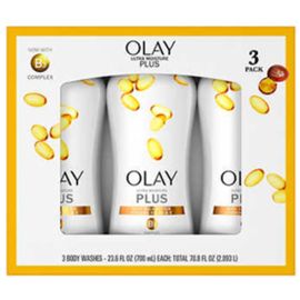 Olay Ultra Moisture Plus Body Wash 23.6 oz 3 pack
