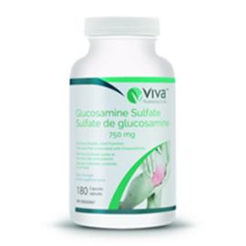 Viva Nutraceuticals Glucosamine Sulfate 750 mg 180 Capsules
