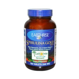 Earthrise Nutritionals Spirulina Gold Plus "C" 180 Tablets
