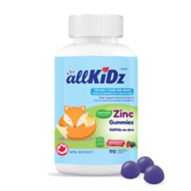 Allkidz Naturals Inc. Zinc Gummies 90 ct