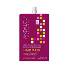 Andalou Naturals Hair Mask, 1000 Roses Color Care 6 x 44 ml