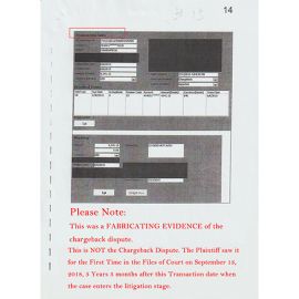 TD Bank Forged Evidence of Chargeback Dispute for Fraud