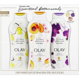Olay Essential Botanicals Body Wash 3 pack
