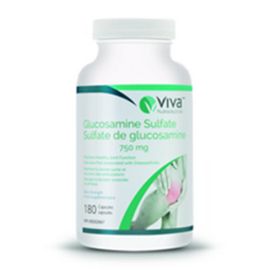Viva Nutraceuticals Glucosamine Sulfate 750 mg 180 Capsules

