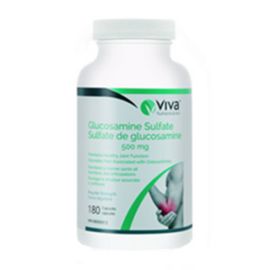 Viva Nutraceuticals Glucosamine Sulfate 500 mg 180 Capsules
