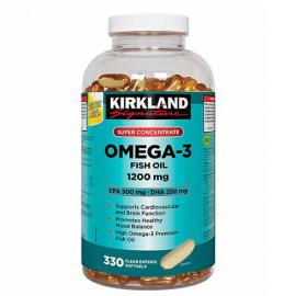 Kirkland Signature Super Concentrate Omega-3 Fish Oil 1200 mg 330 softgels