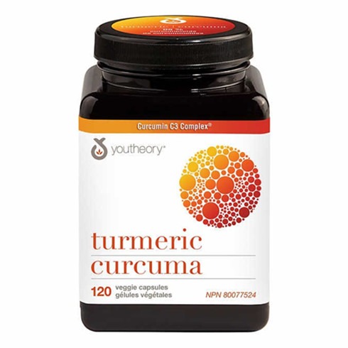 Youtheory Turmeric Extra Strength 500 mg 120 veggie capsules